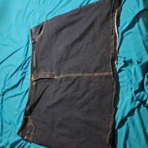Women's Stretchy Denim Skirt, Jessica London Brand, Size 28